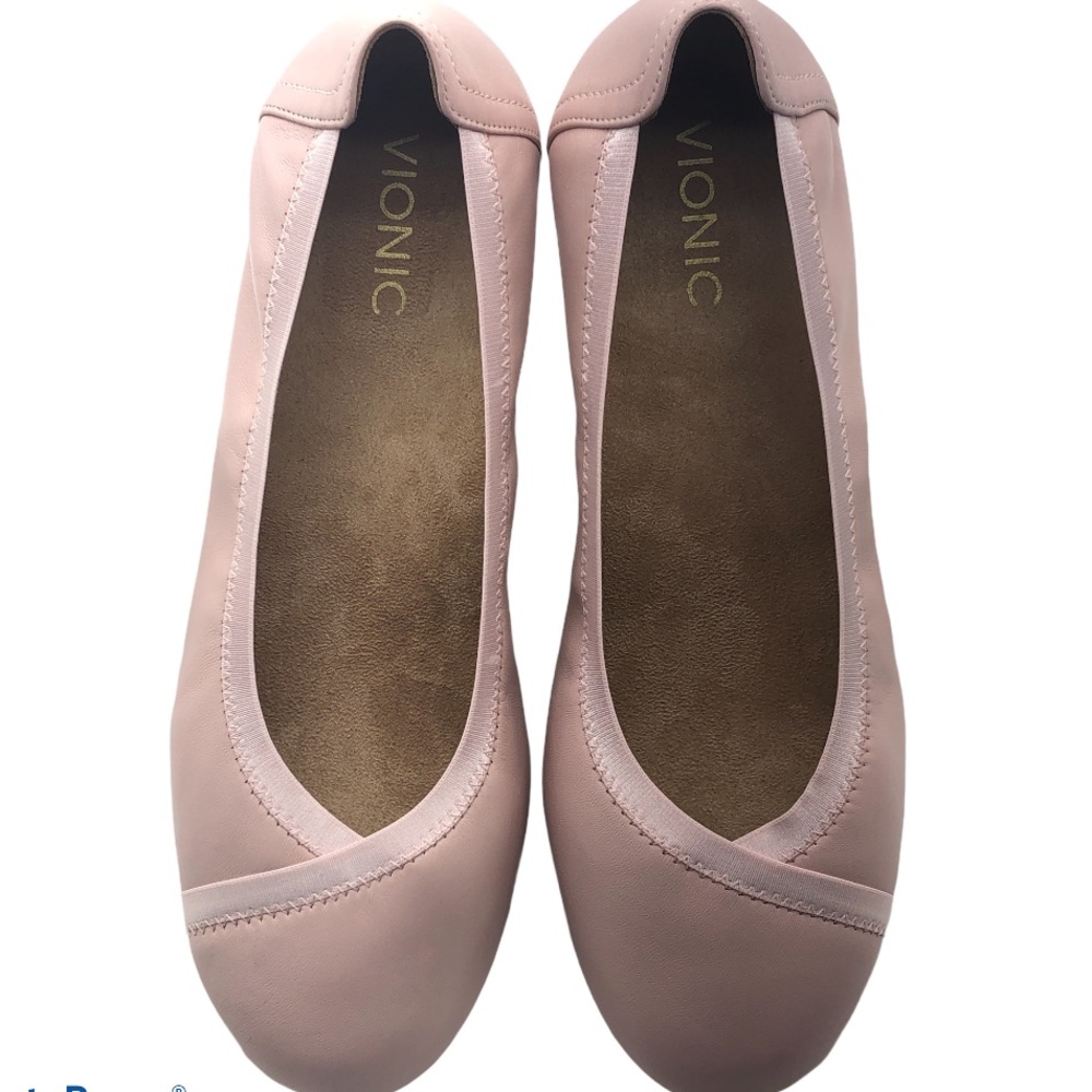Vionic Carroll ballet flat light pink sz 9.5